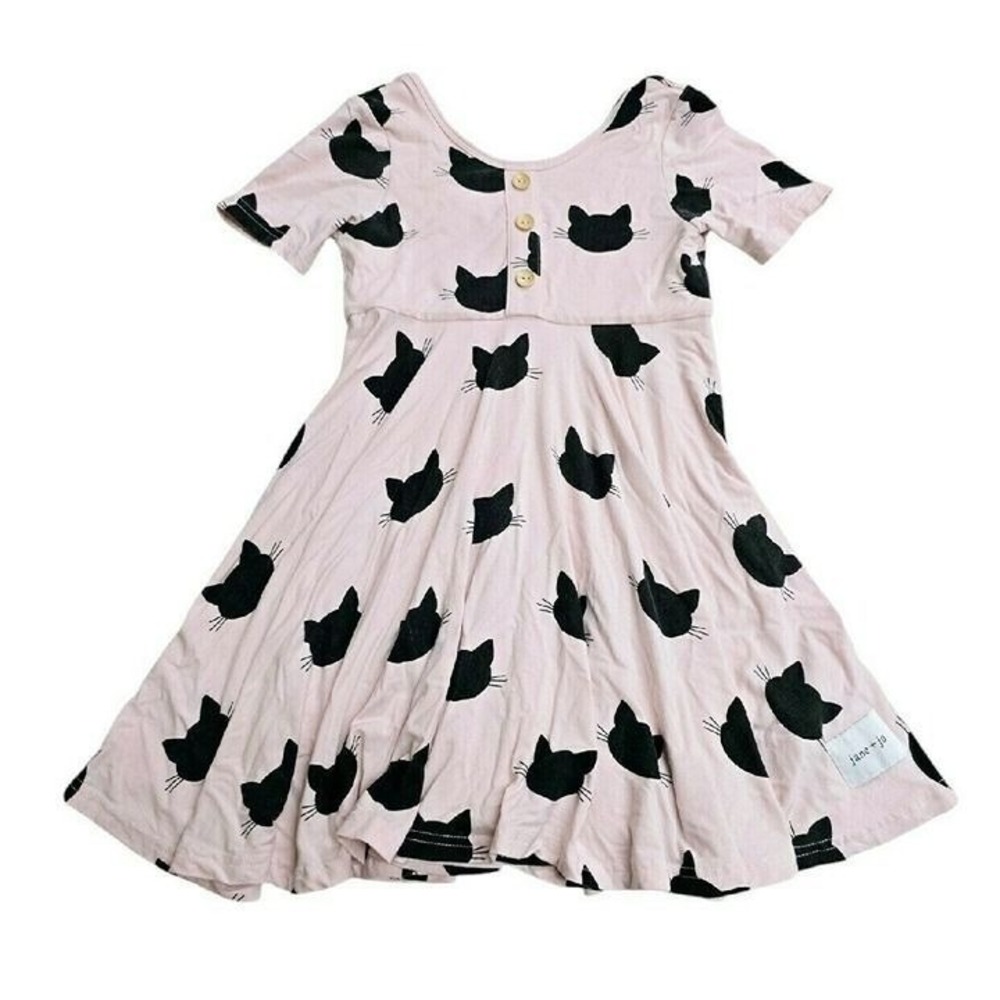 Jane + Jo Bamboo Cat Dress | 5 Girls Halloween Twirl